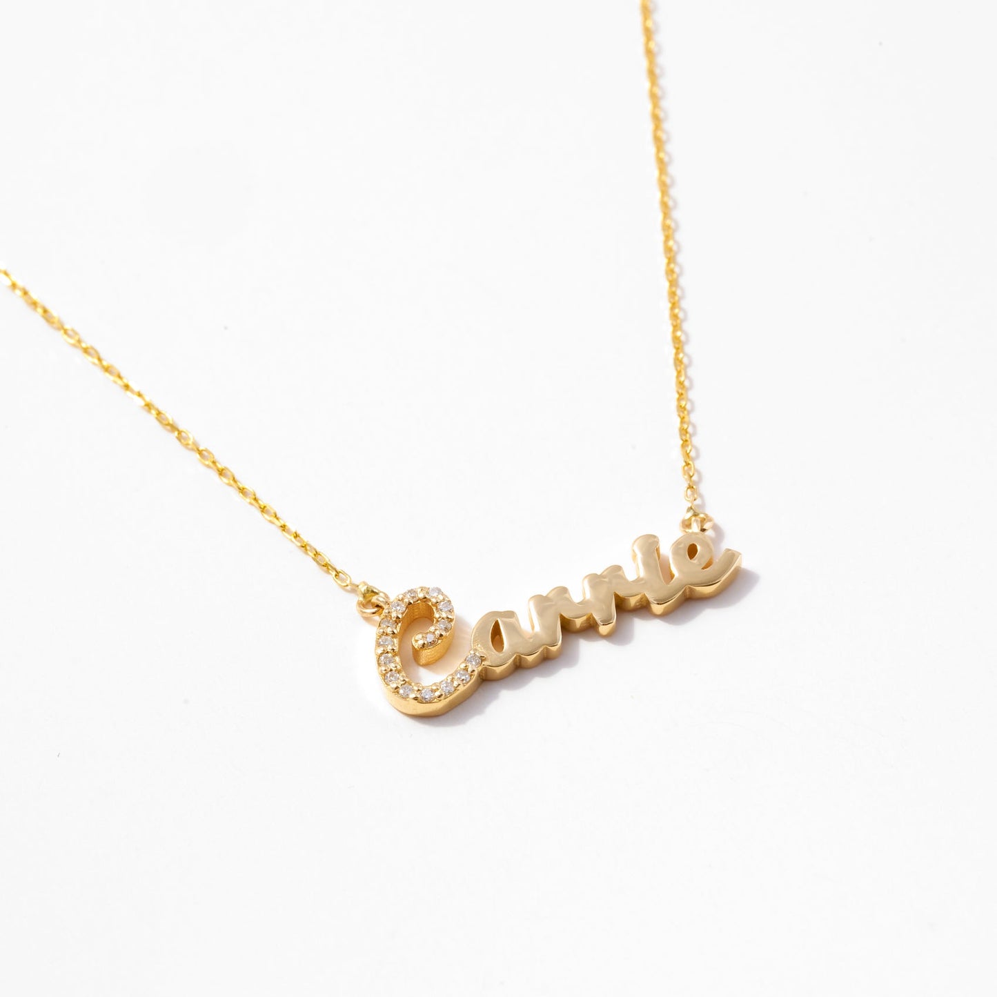Diamant Carrie Namenskette