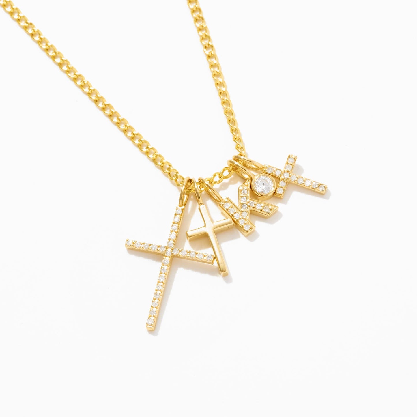 Diamantkreuz Charm