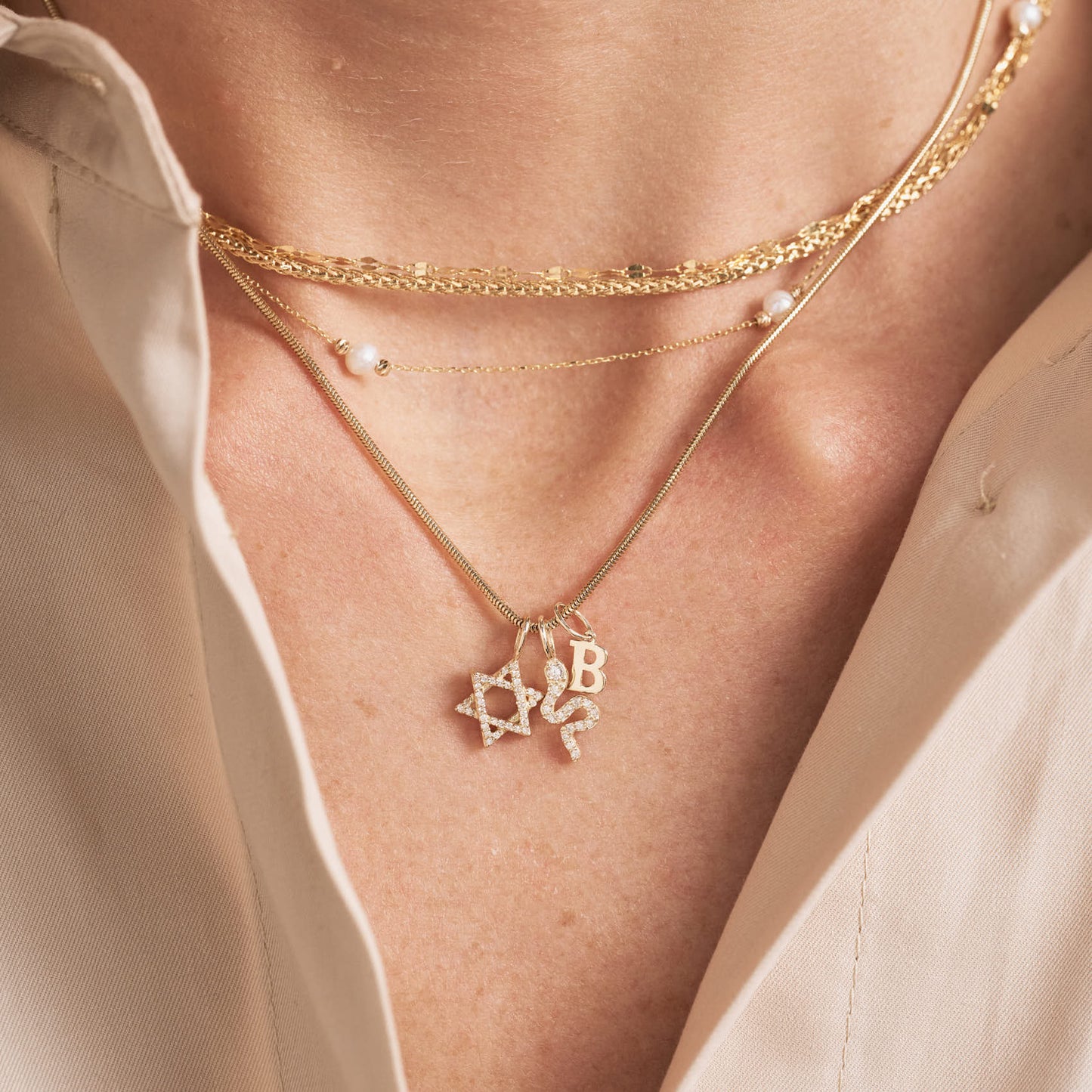 Diamant Stern Davids Charme