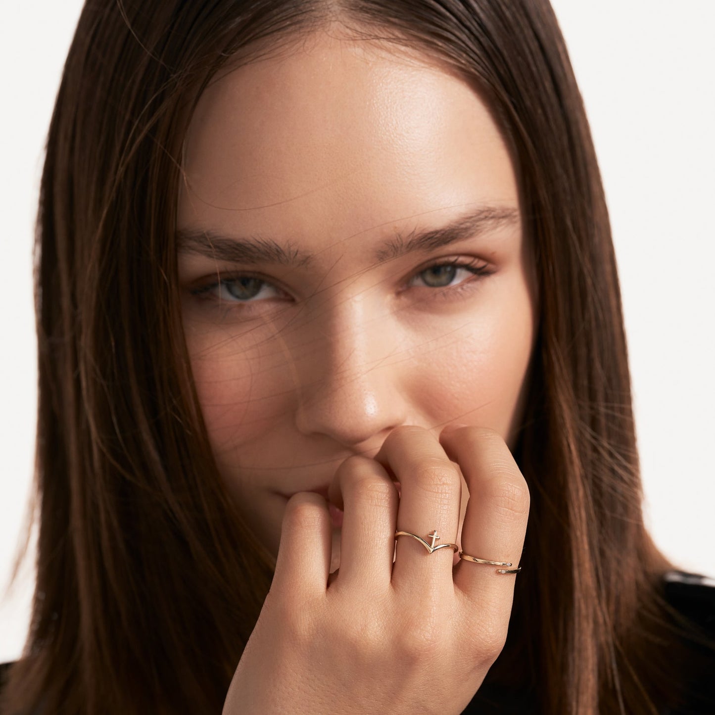 Diamant Offener Bypass Ring