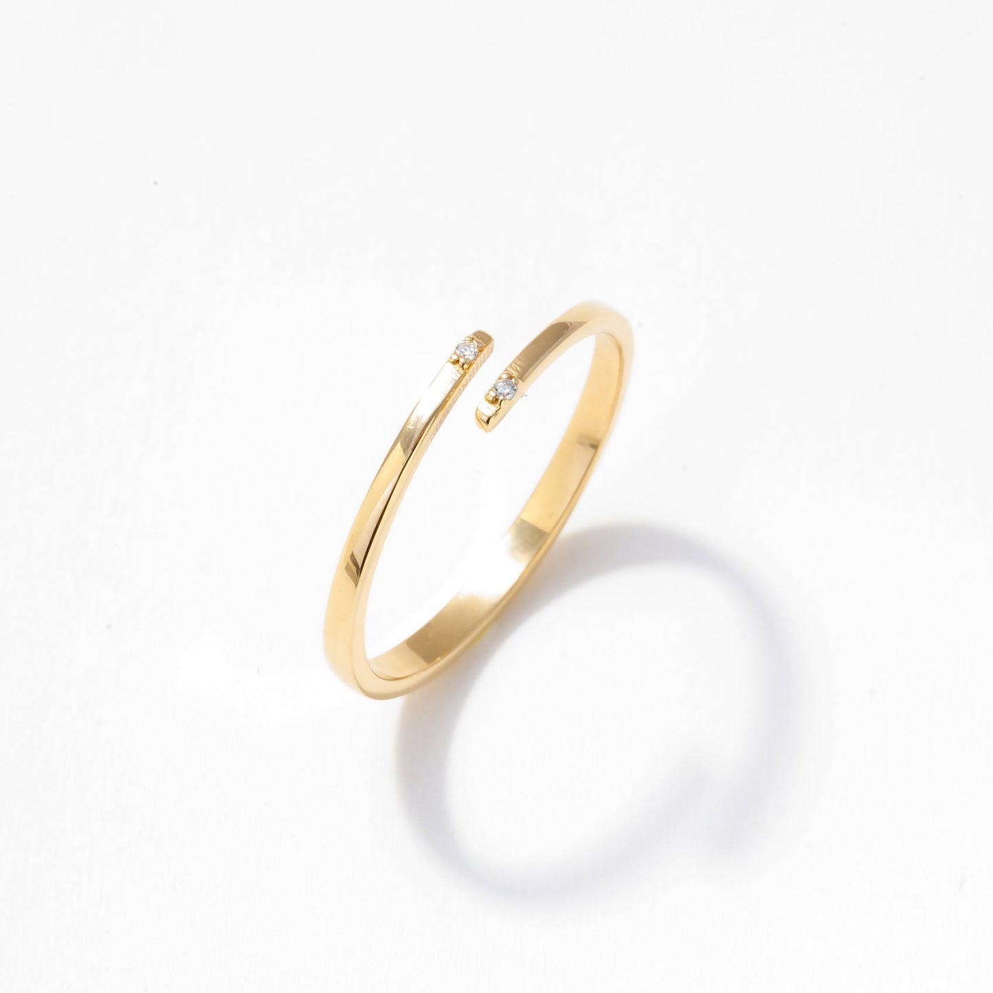 Diamant Offener Bypass Ring