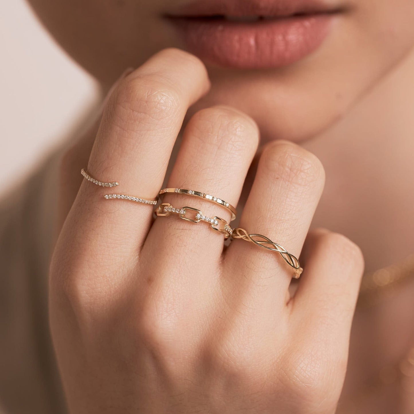Diamant-Kettengliedring