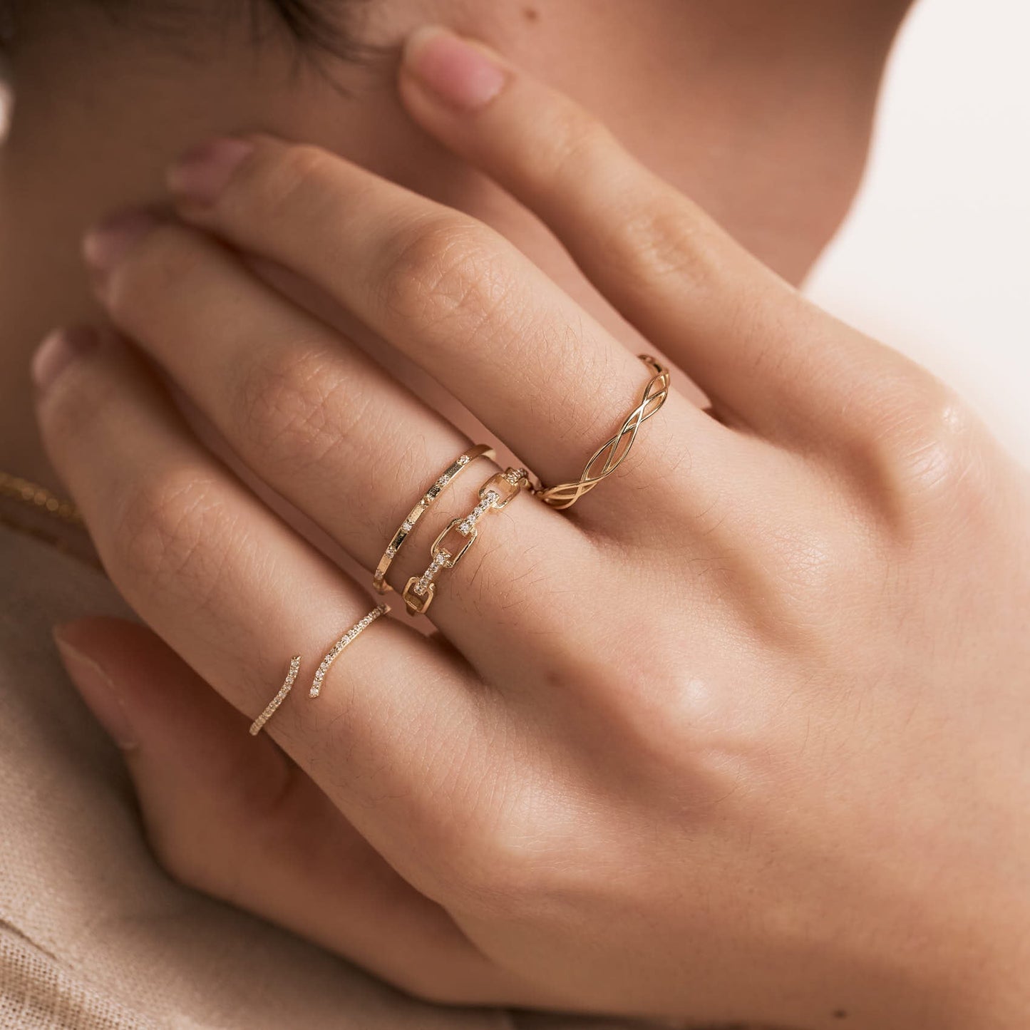 Diamant-Kettengliedring