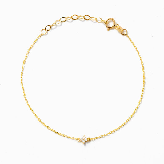 Diamant-Blumenarmband