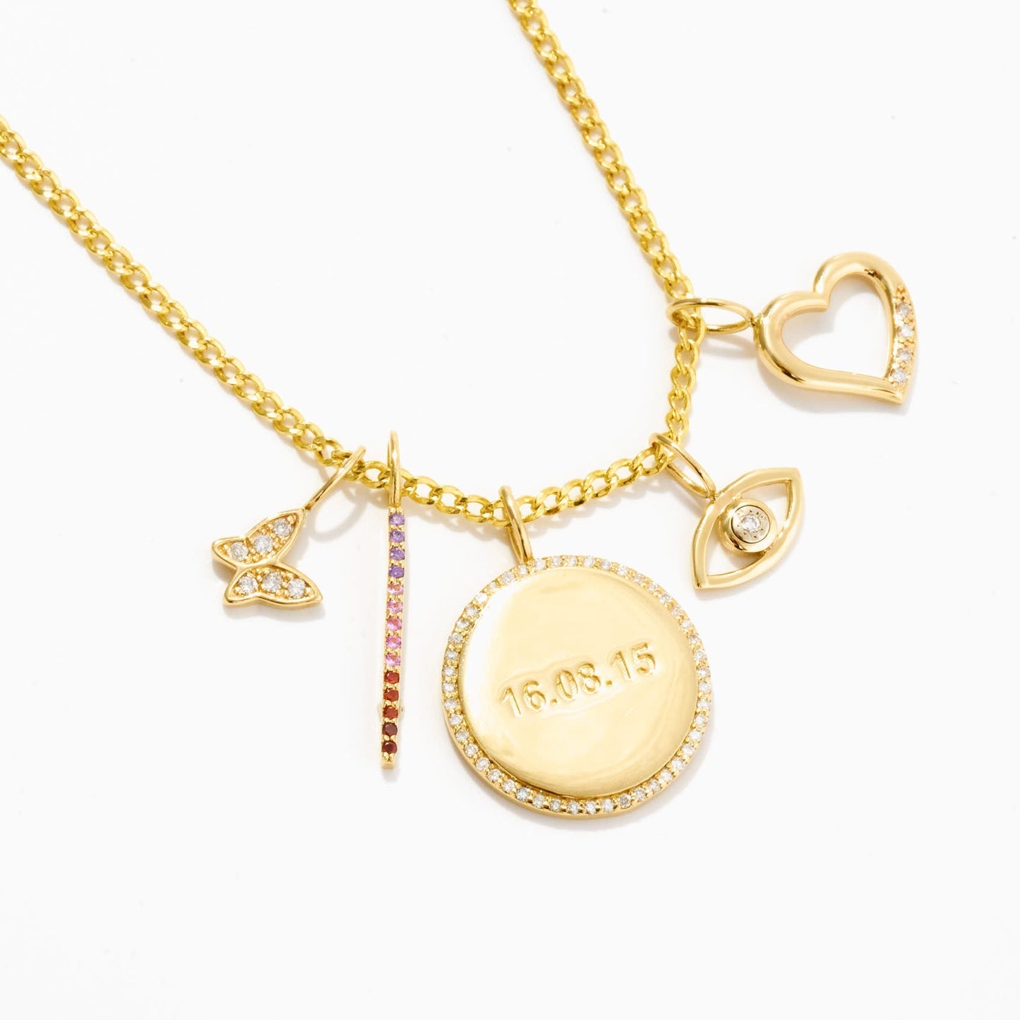 Diamant-Schmetterlings-Charm