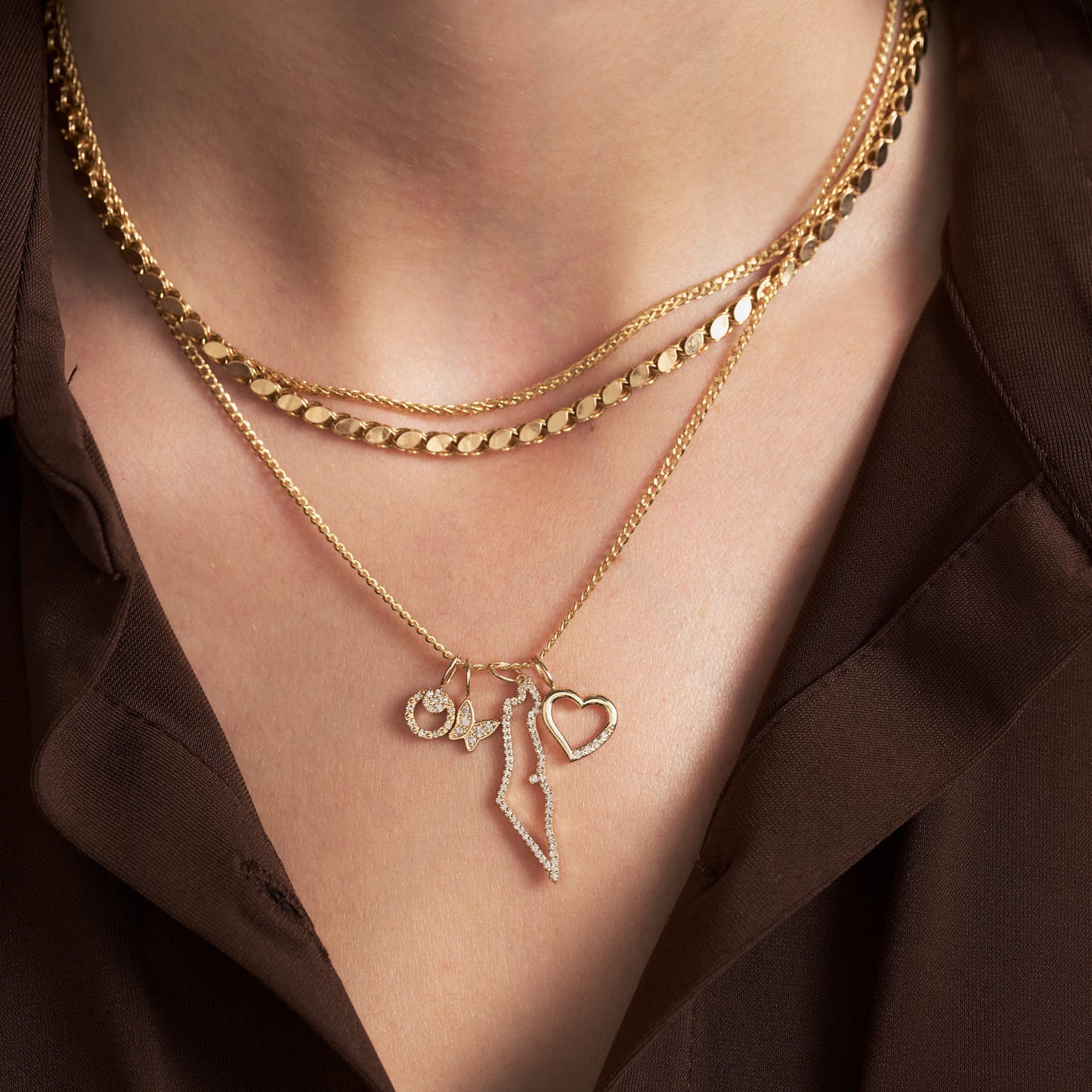 Diamant-Schmetterlings-Charm