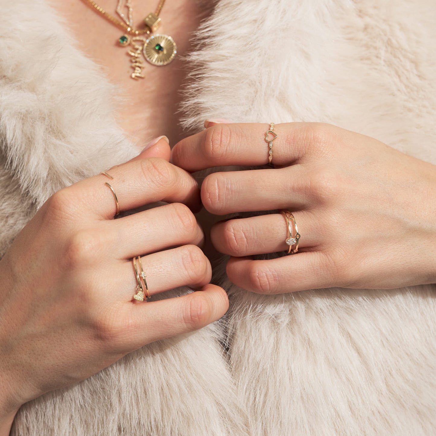 Diamant Buchstabenring