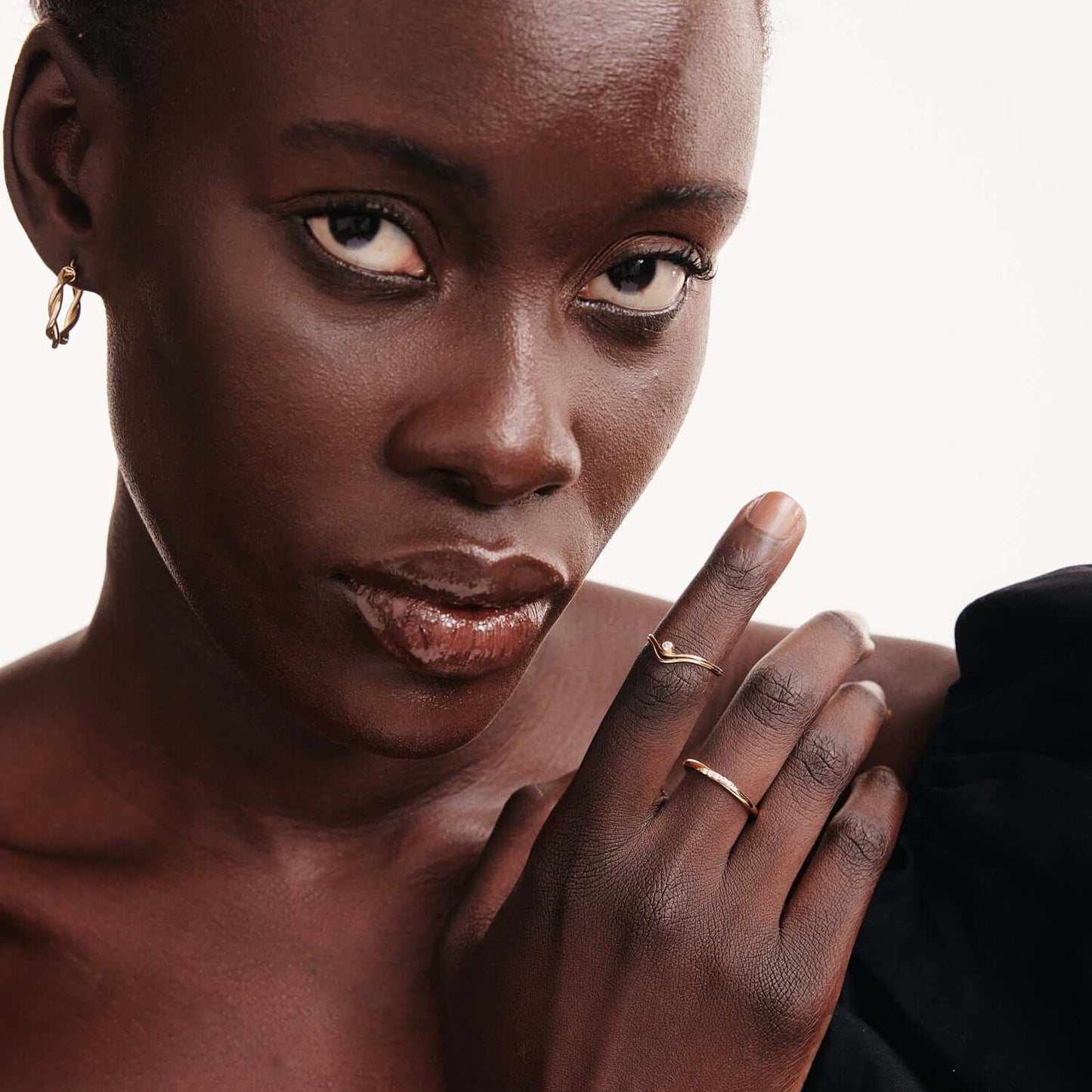 Diamant Solitaire V Ring