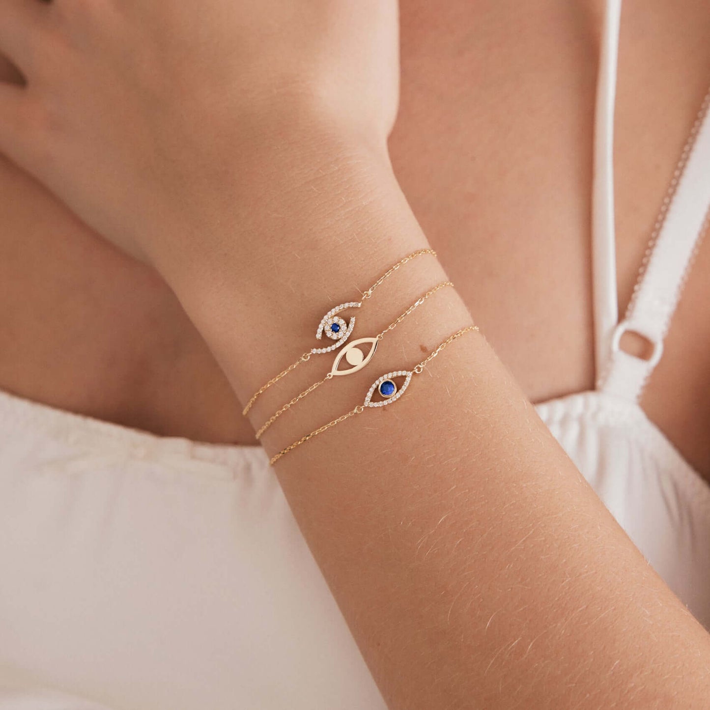 Böser Blick Charm Armband