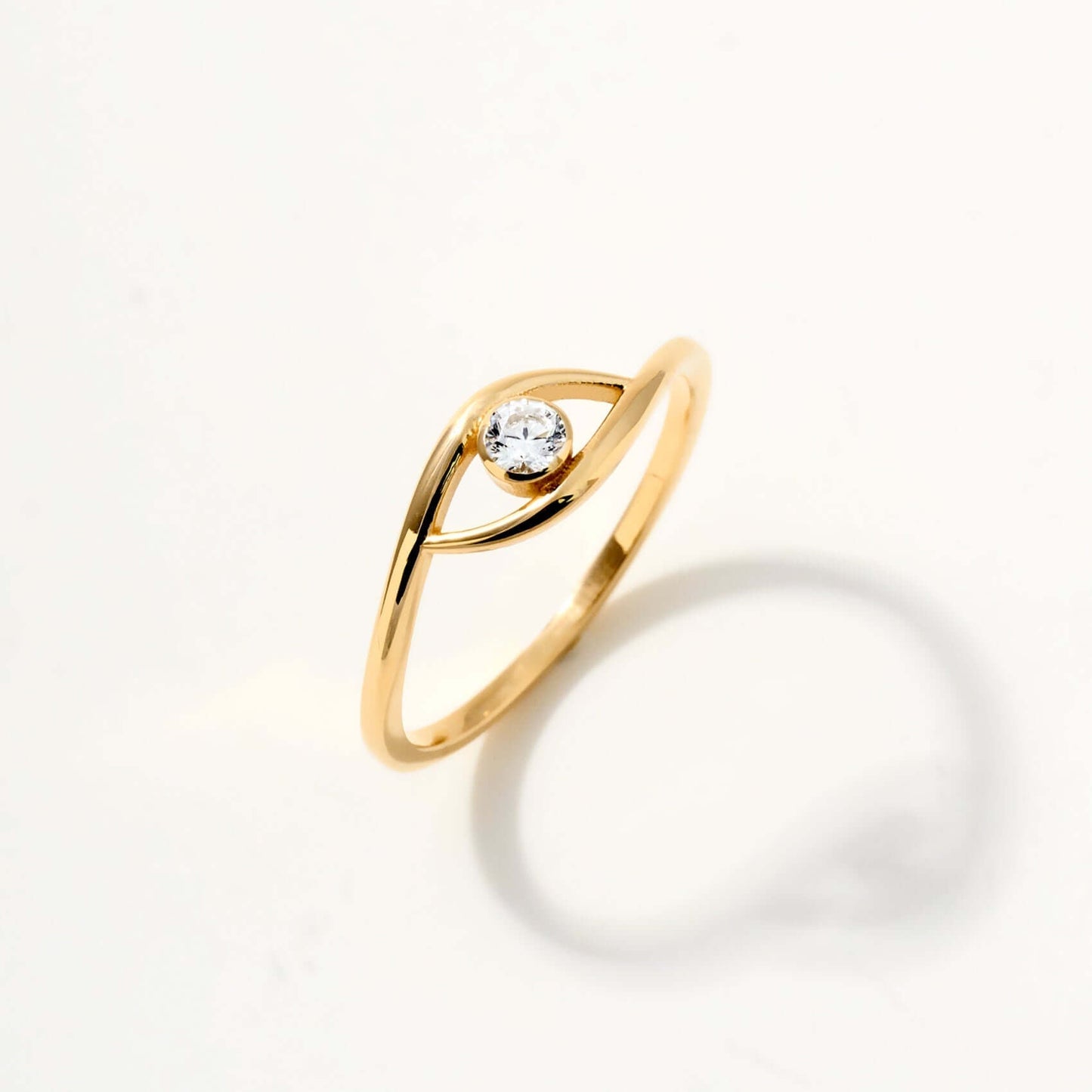 Evil Eye Stackable Ring