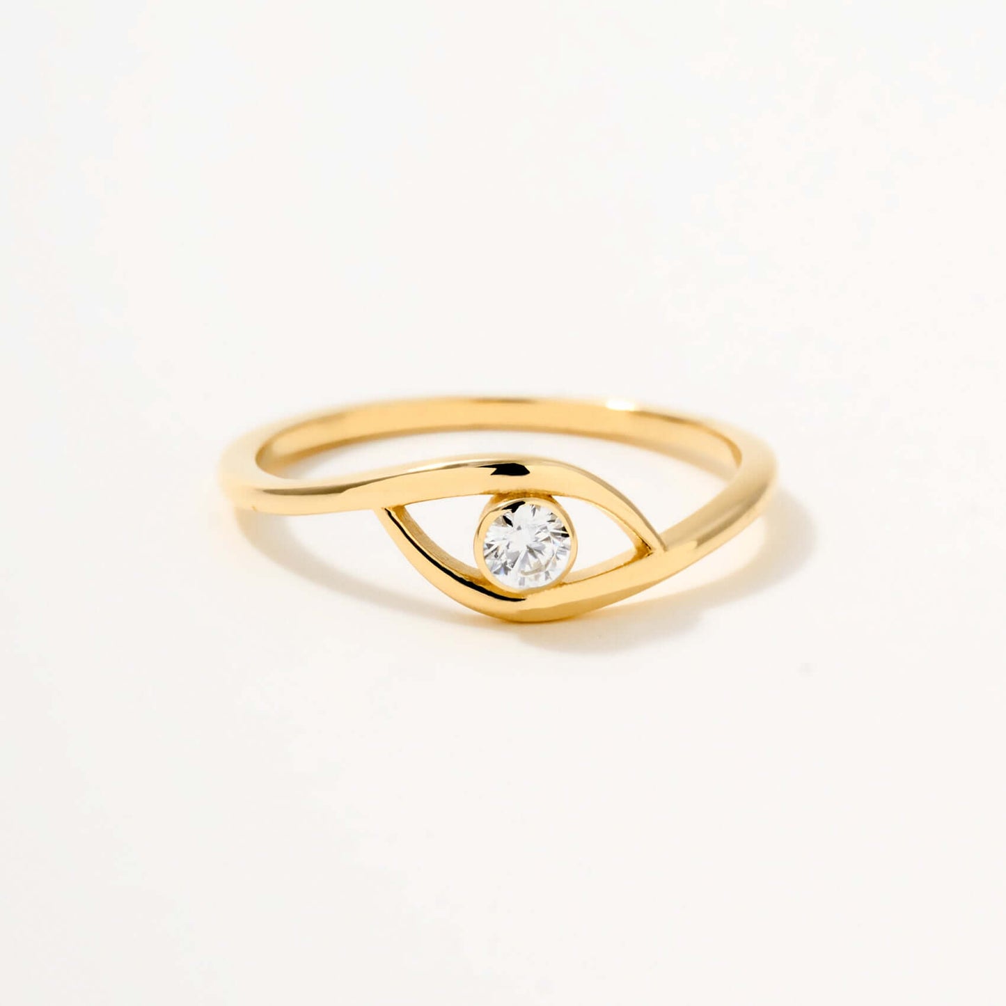 Evil Eye Stackable Ring