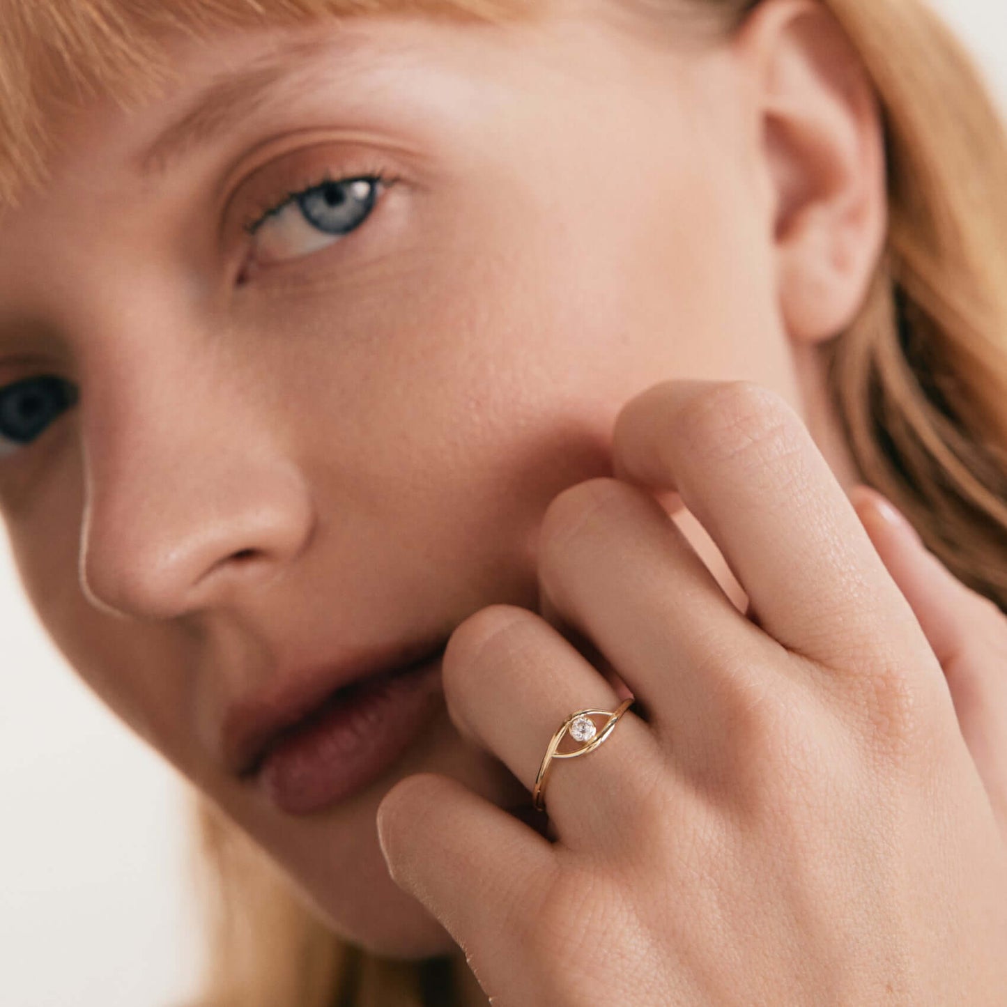 Evil Eye Stackable Ring