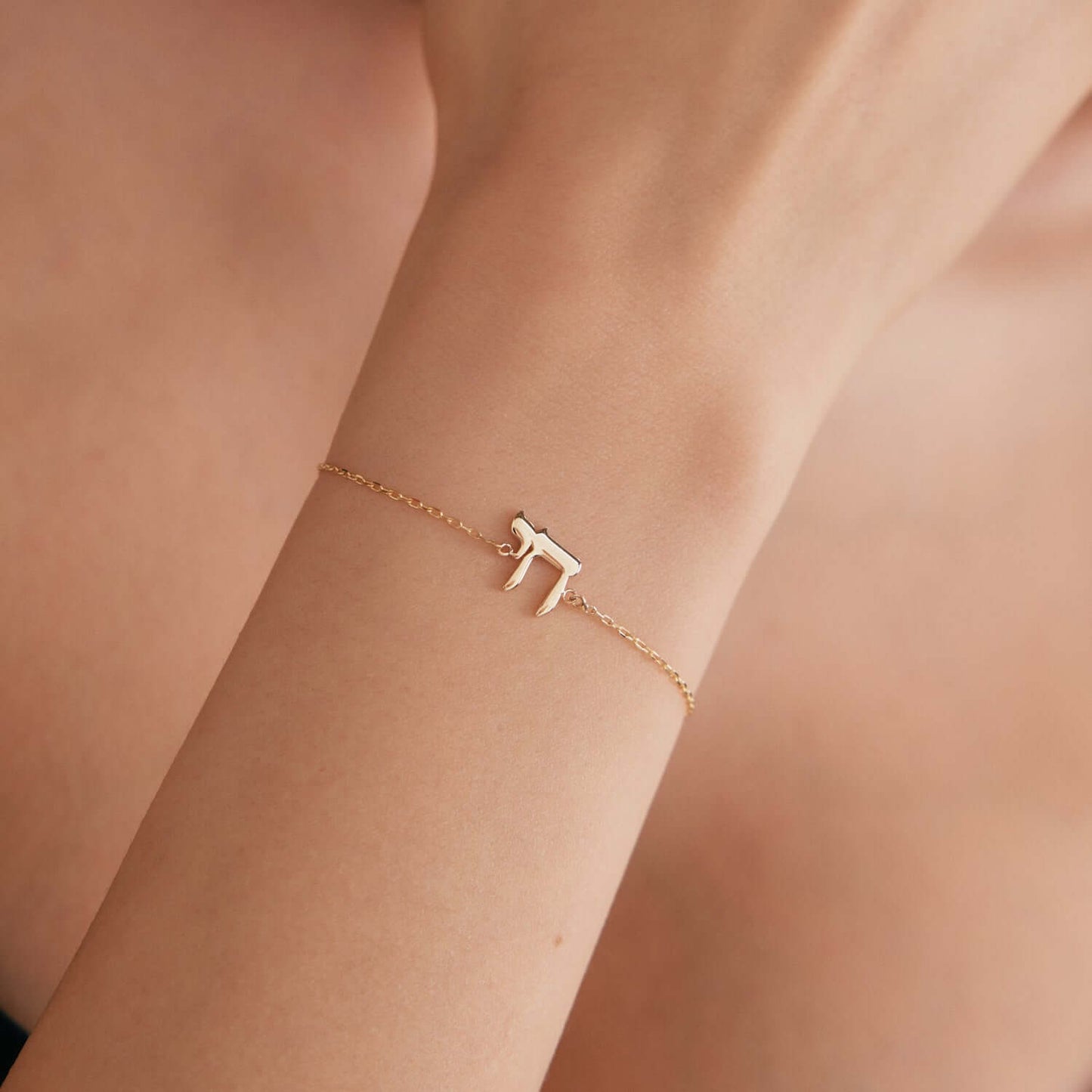 Bracelet Chai Life en or massif 585