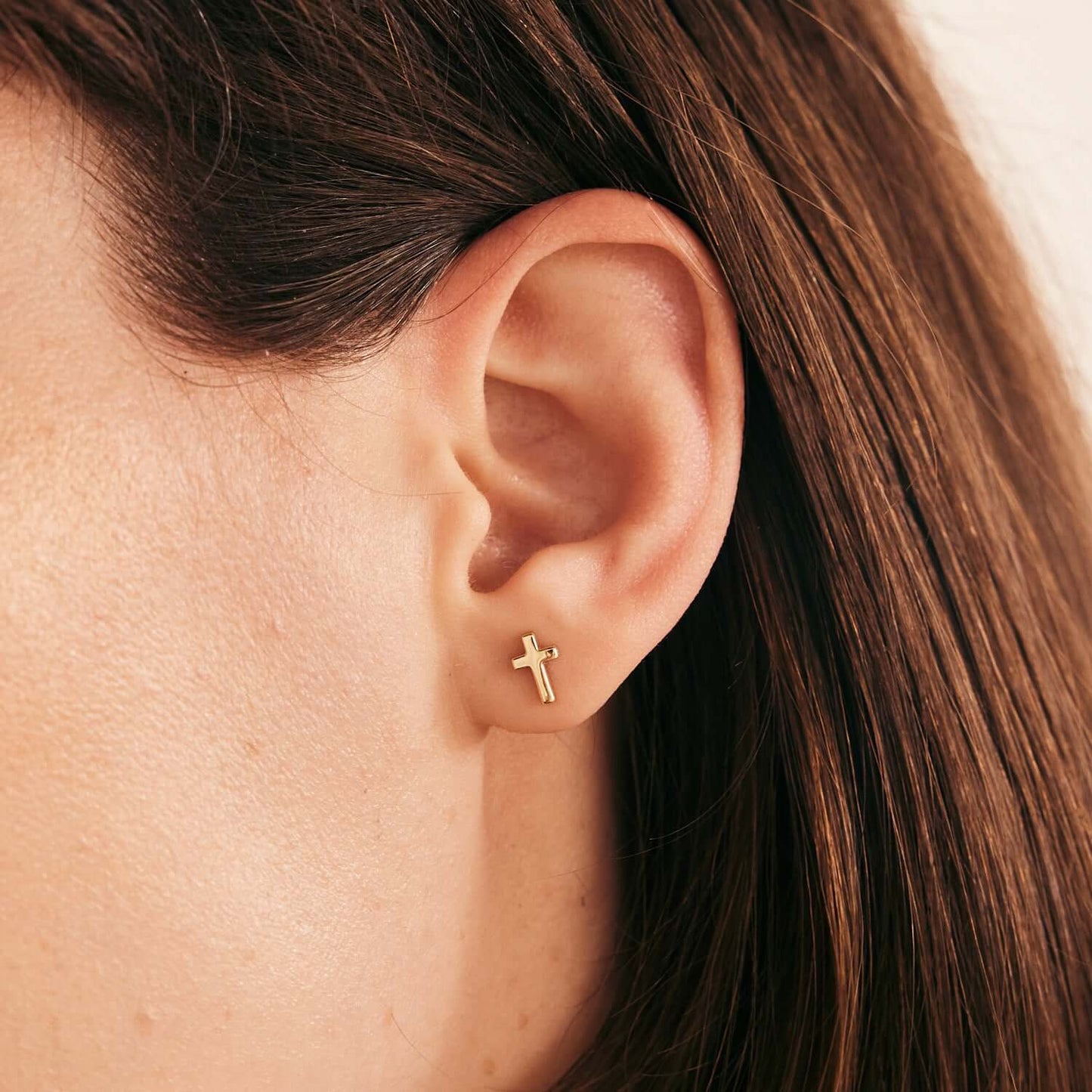 Cross Stud Ohrringe