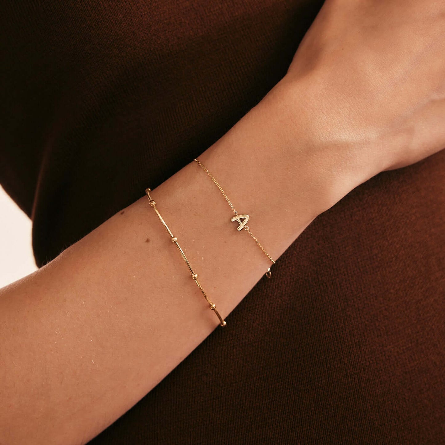 Benutzerdefiniertes Bubble Letter Armband