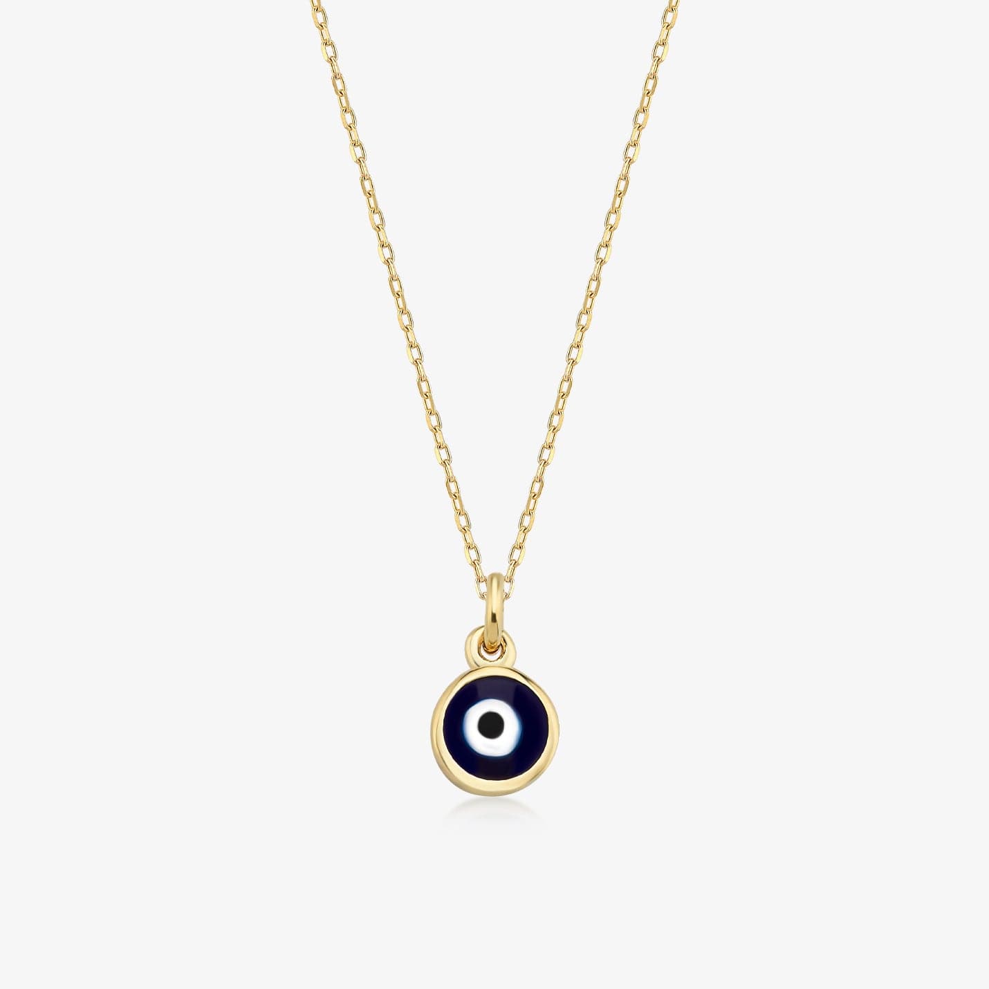 Collier de perles Evil Eye en or massif 585