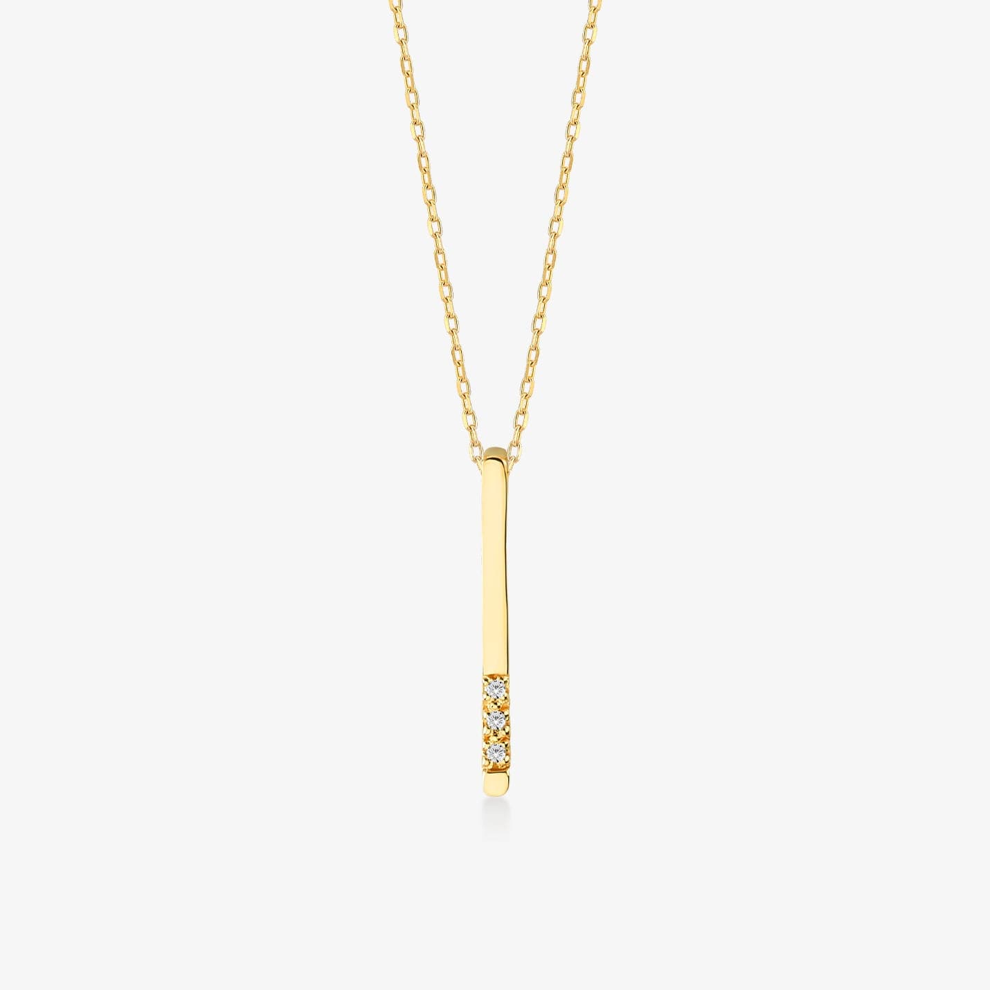 Zweifige Reifenohrringe - Gelin Diamond