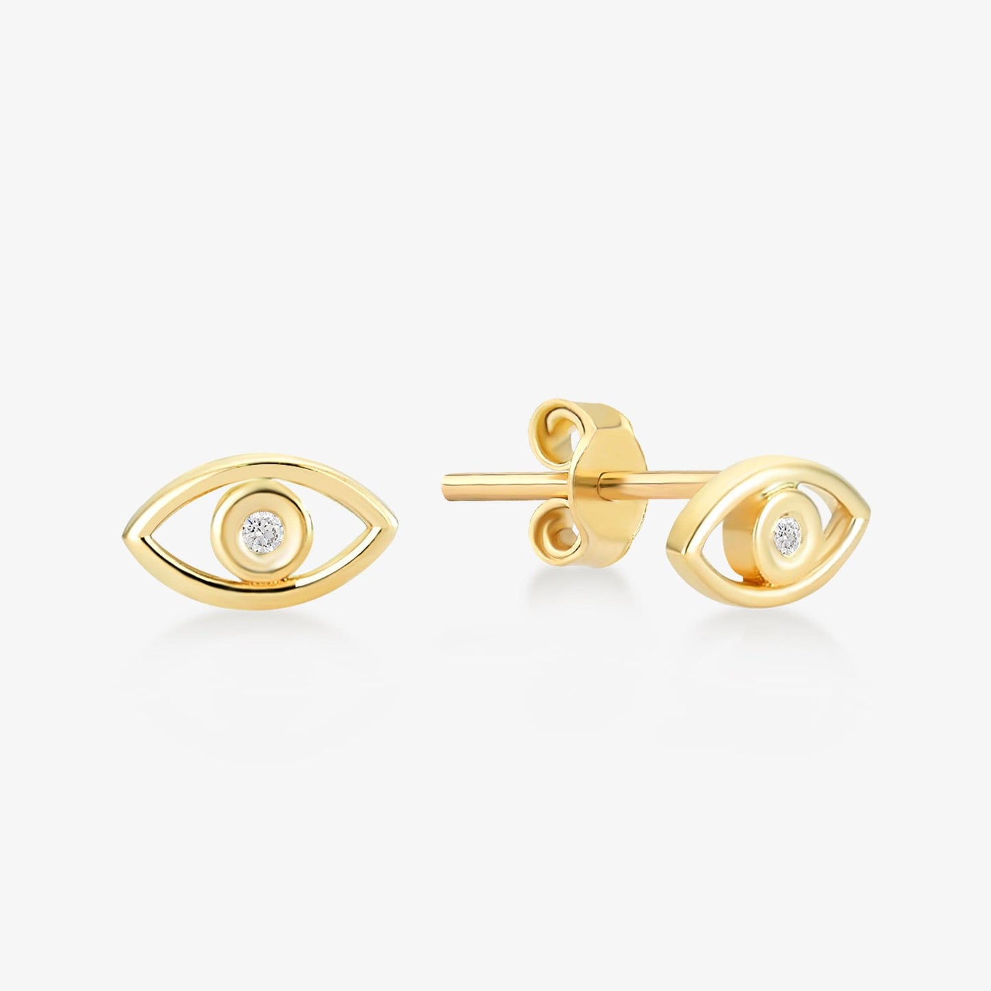 Diamant-Böse-Augen-Ohrstecker