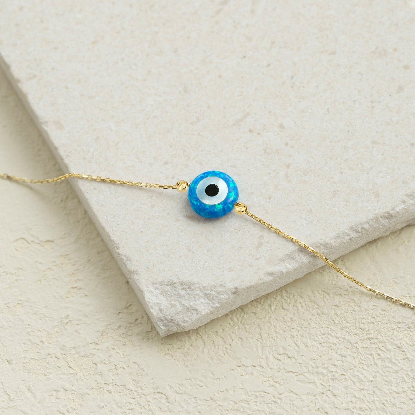 Opal Evil Eye Armband