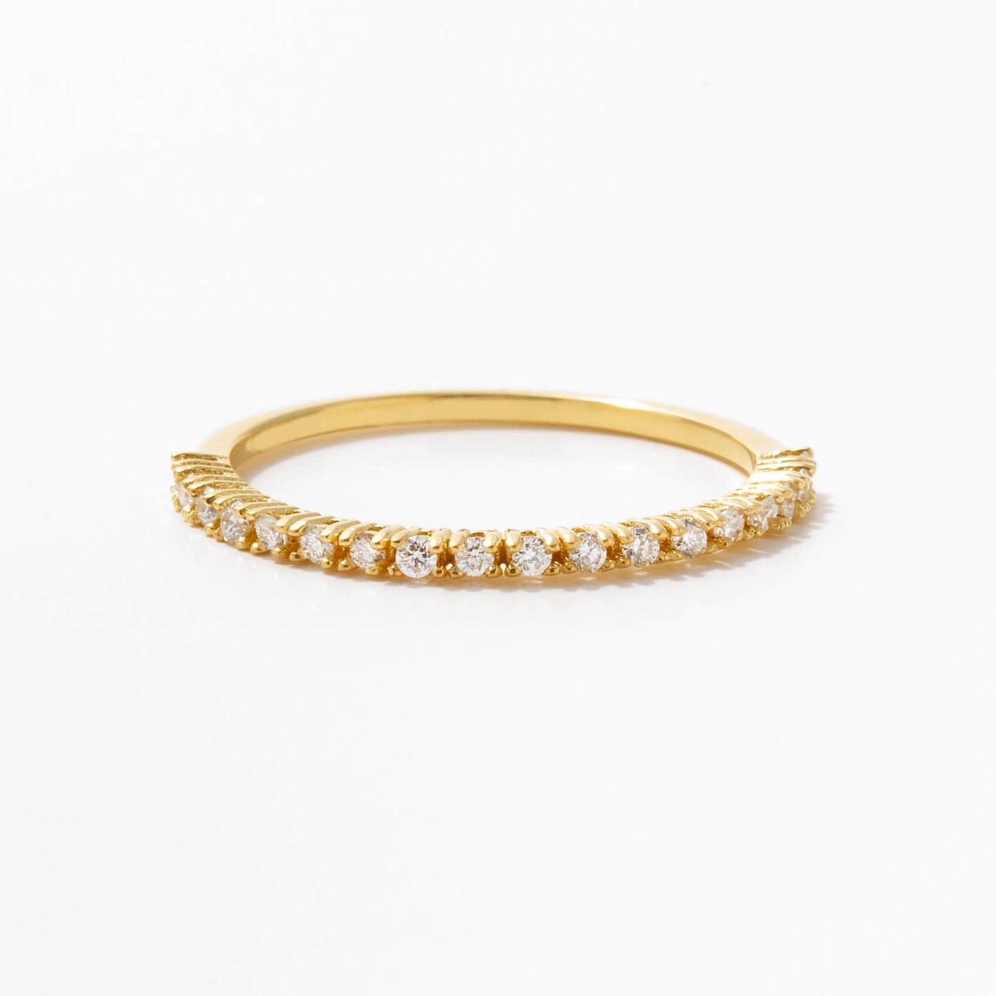 Diamond Half Eternity Ring in 585 Solid Gold