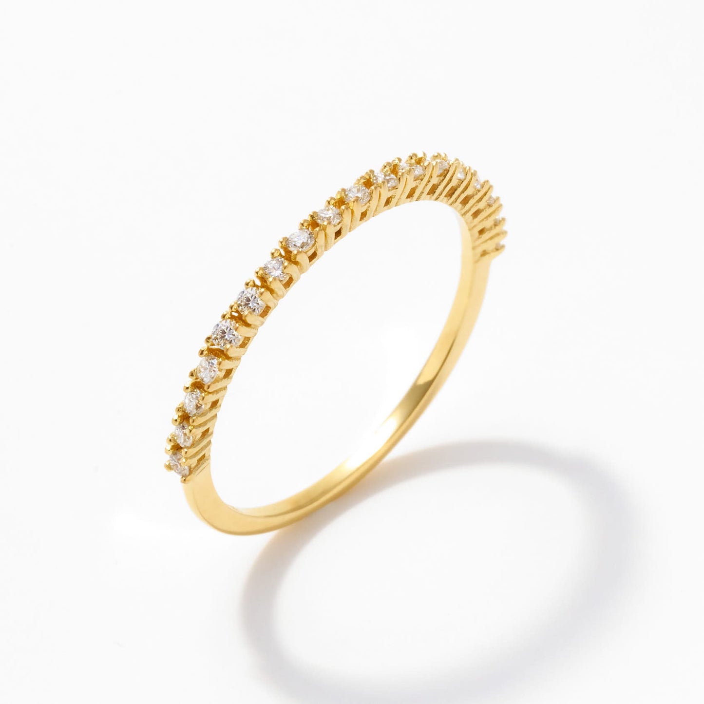 Diamond Half Eternity Ring in 585 Solid Gold