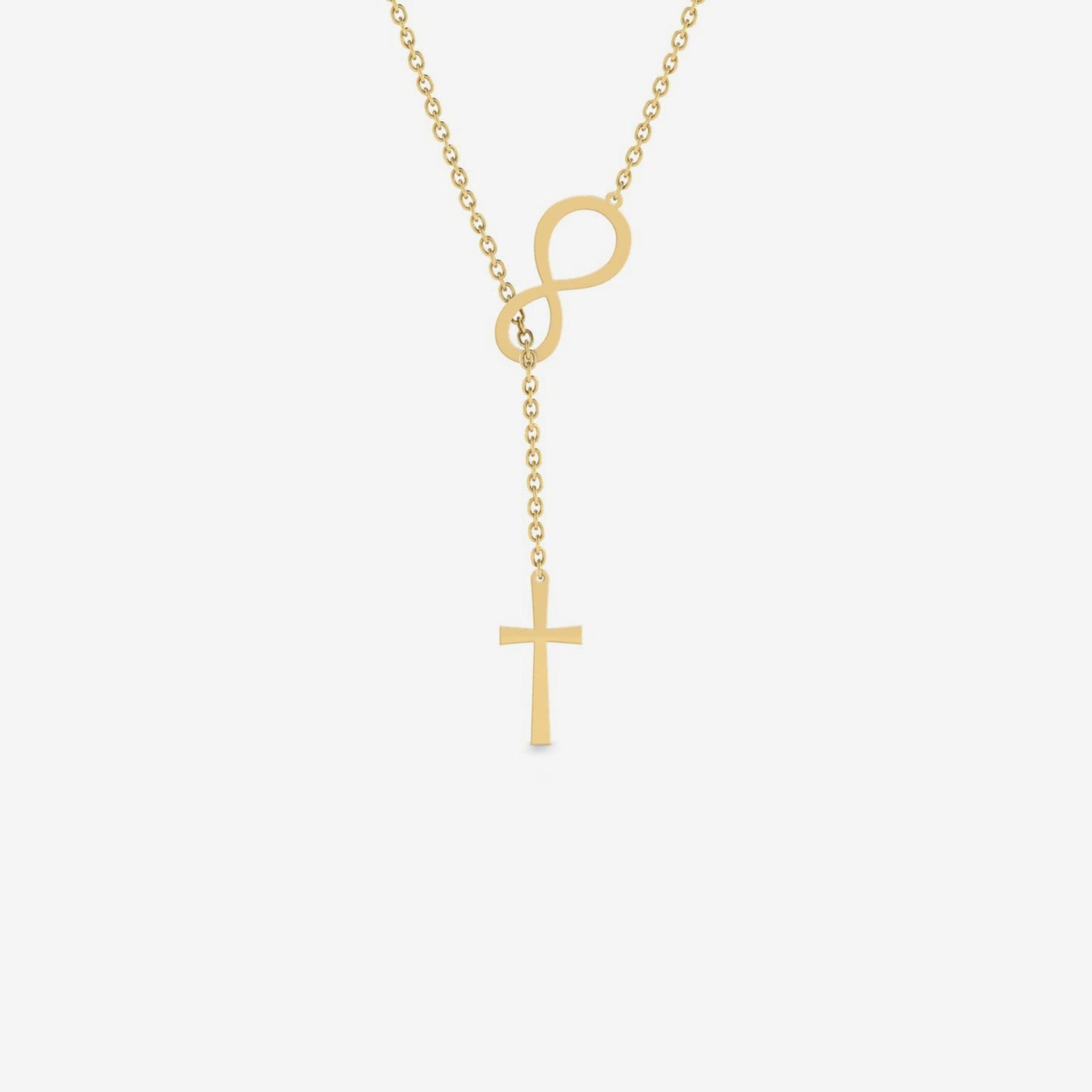 Unendliches Kreuz Halskette