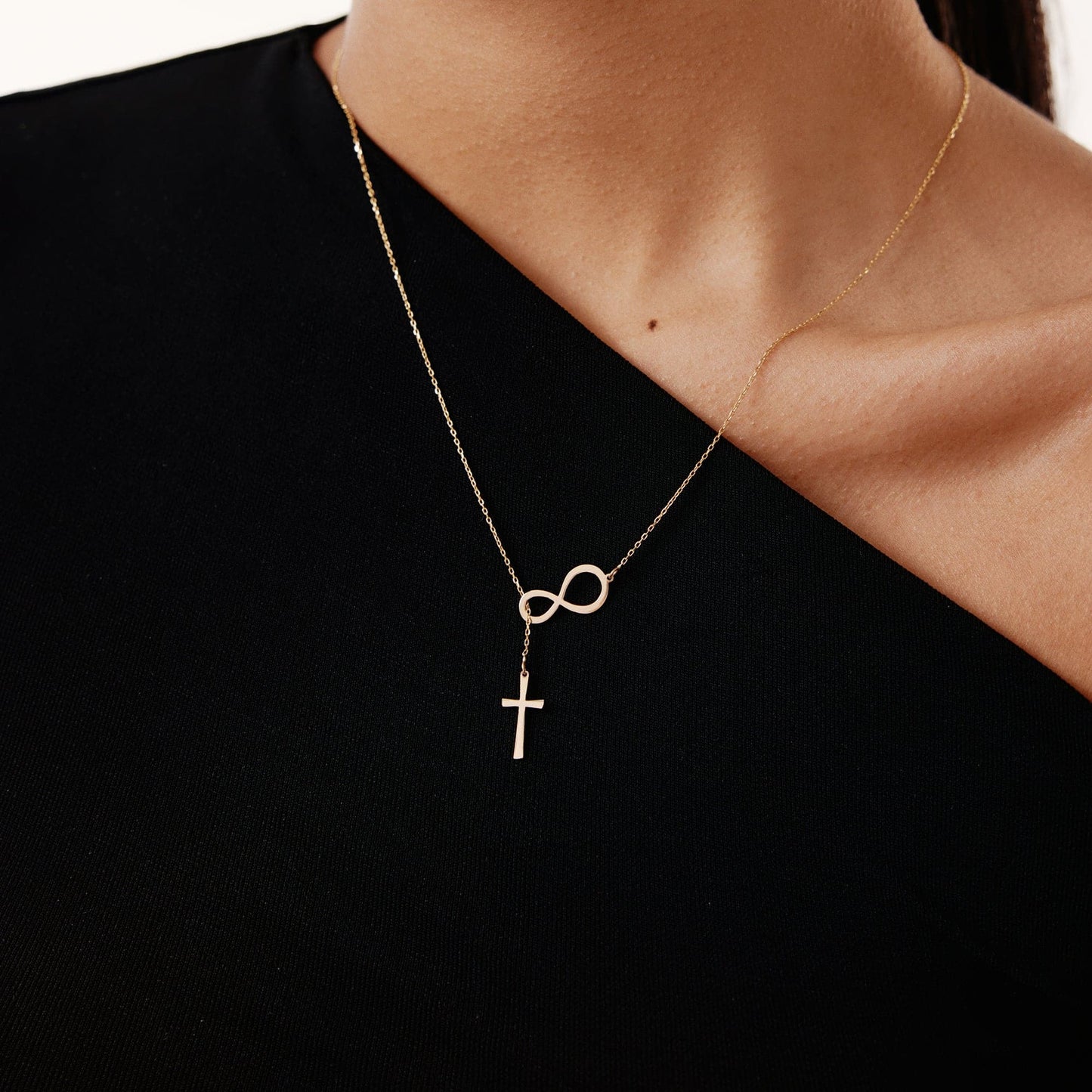 Unendliches Kreuz Halskette