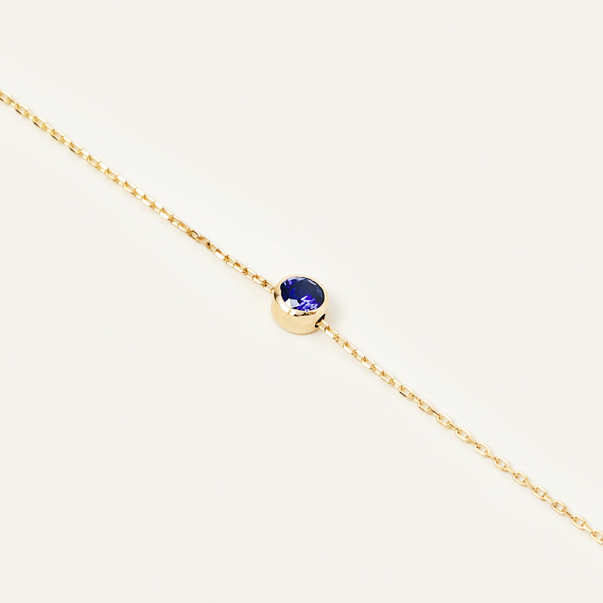 November Birthstone Solitaire Floating Halskette