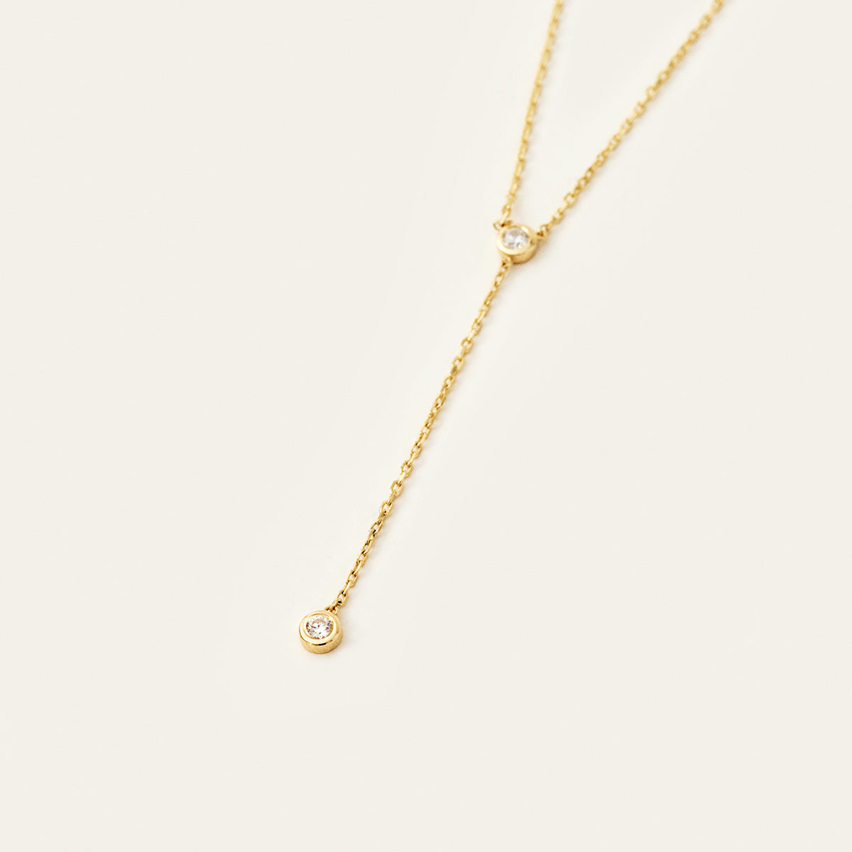 Diamant Lariat Halskette