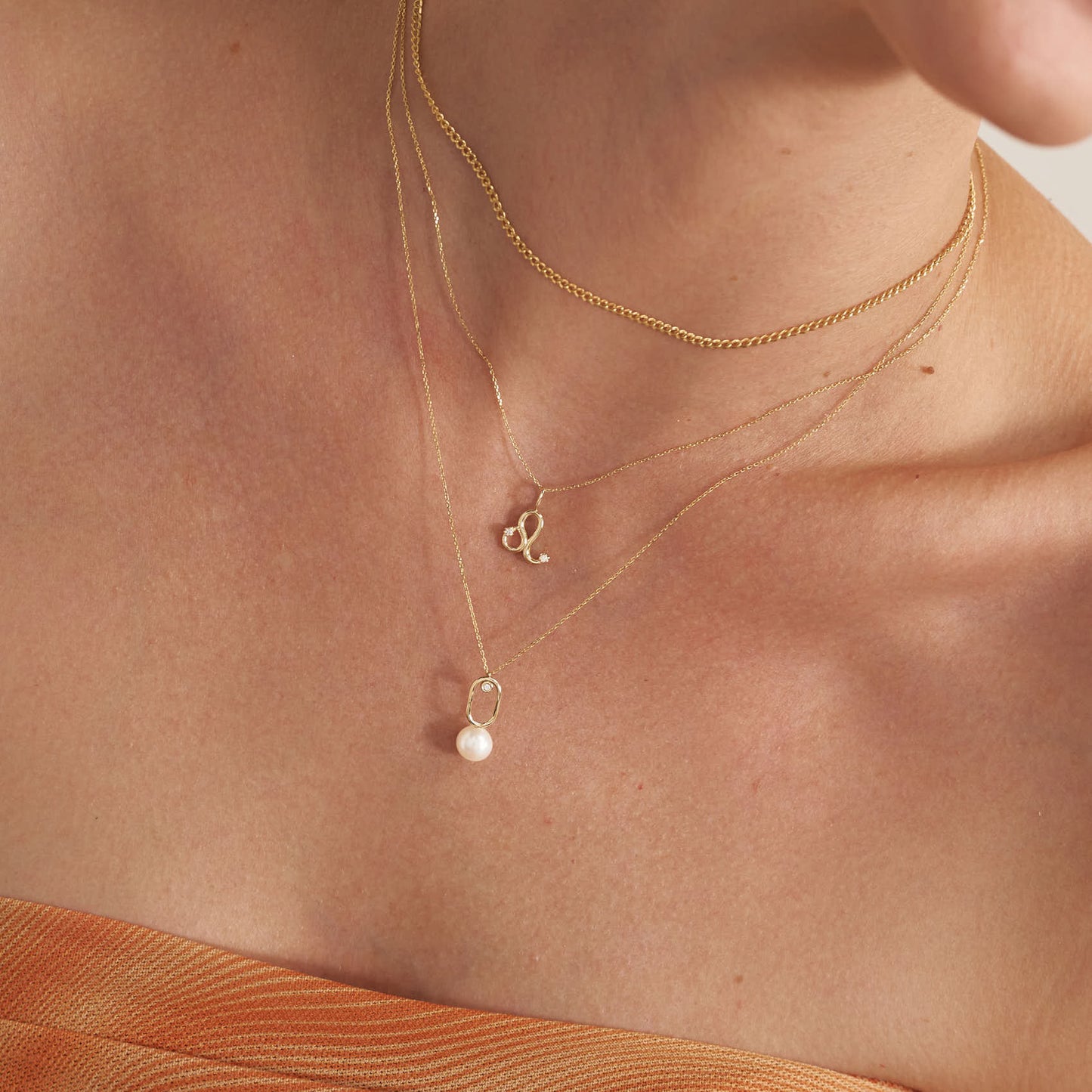 Zodiac Astrologiezeichen Halskette