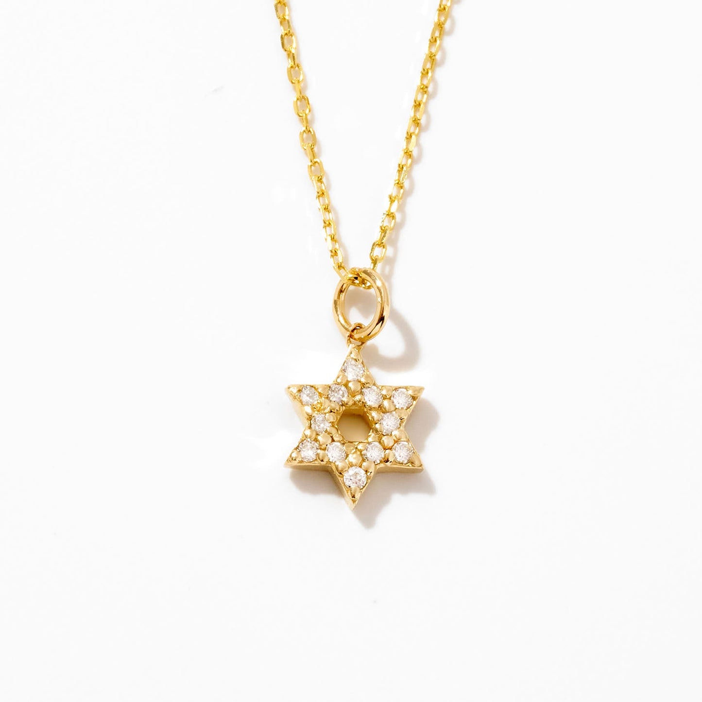 Diamant Stern von David Halskette