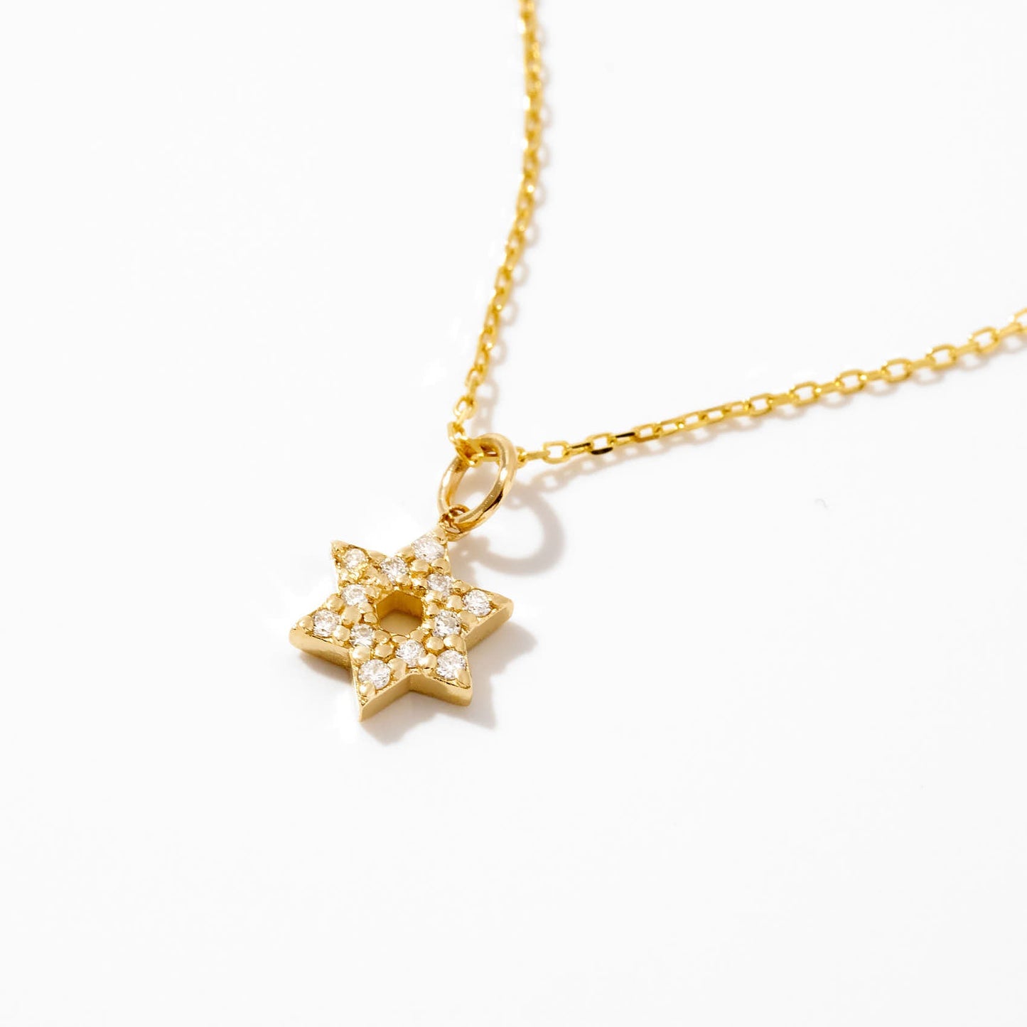 Diamant Stern von David Halskette