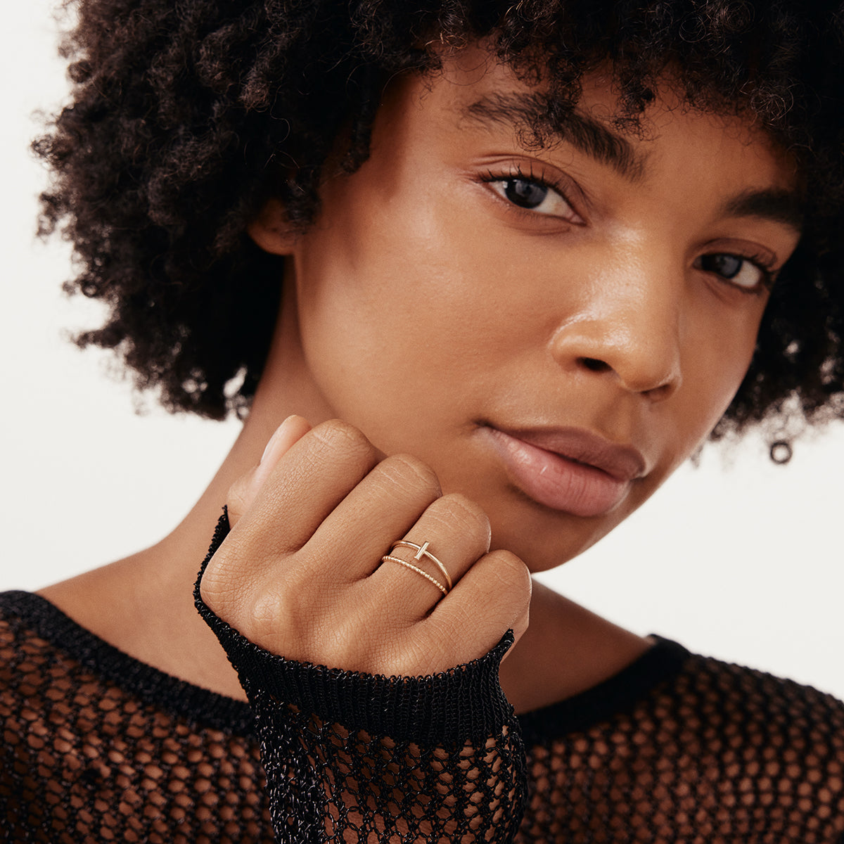 Doppelter Bandkreuzring