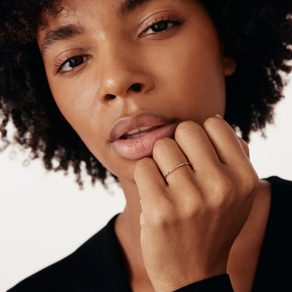 Bague simple en or 585