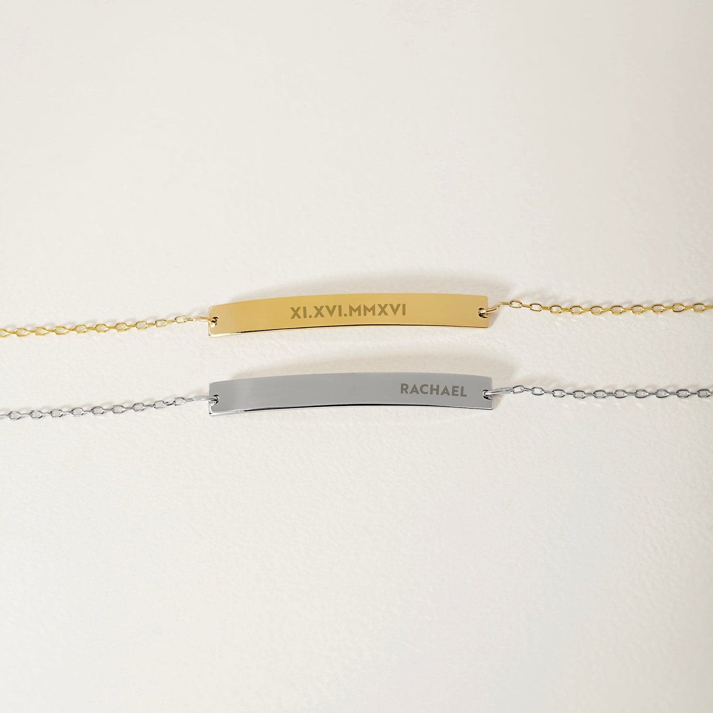 Individuell graviertes Barrenarmband