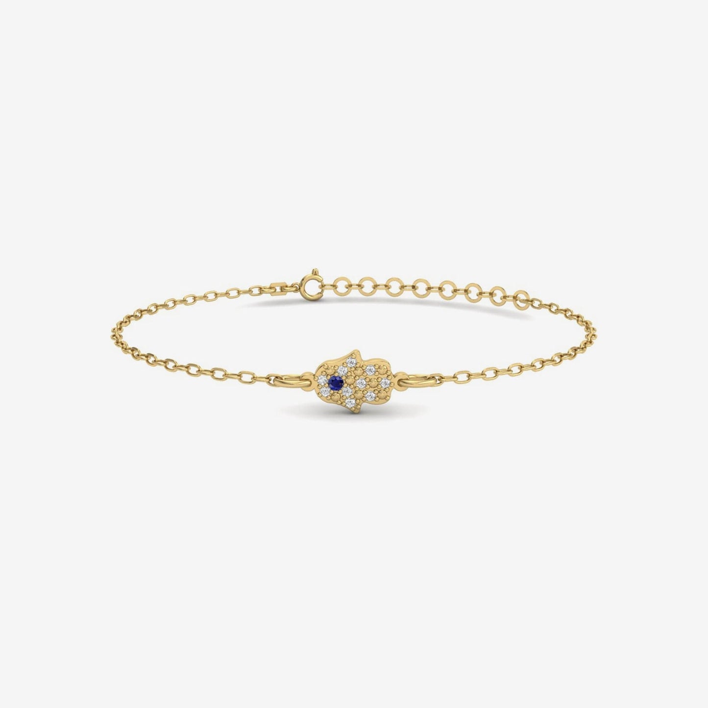 Diamant-Pave-Hamasa-Armband