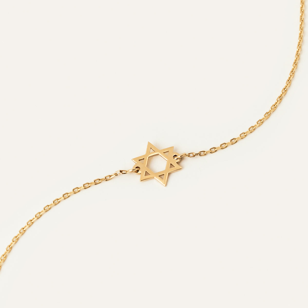 Star of David bracelet in 585 gold