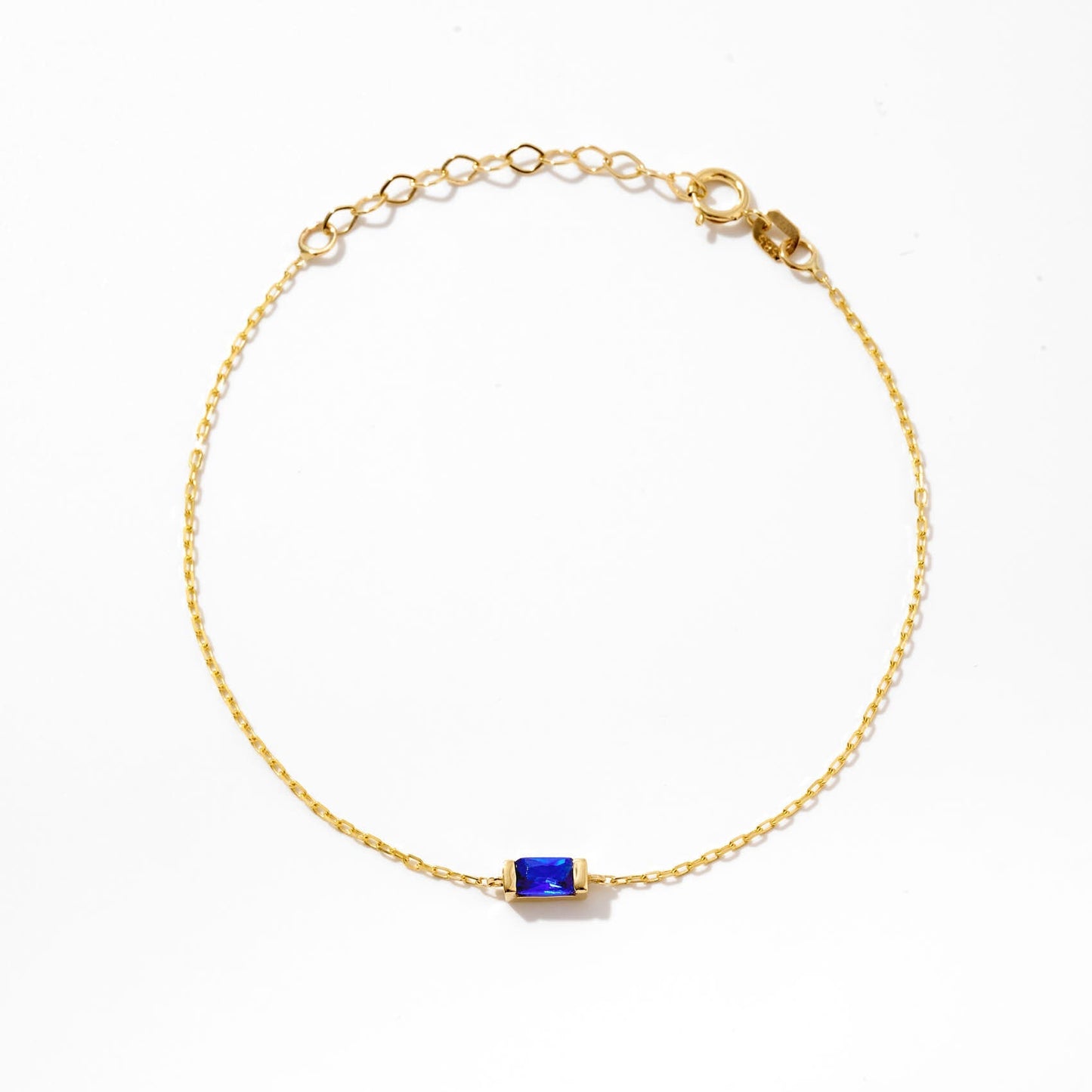 Baguette Geburtsstein Armband