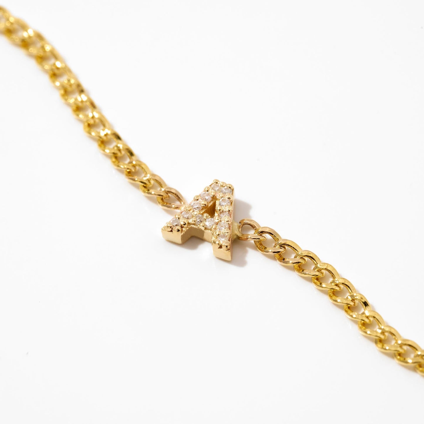Diamant Initialarmband