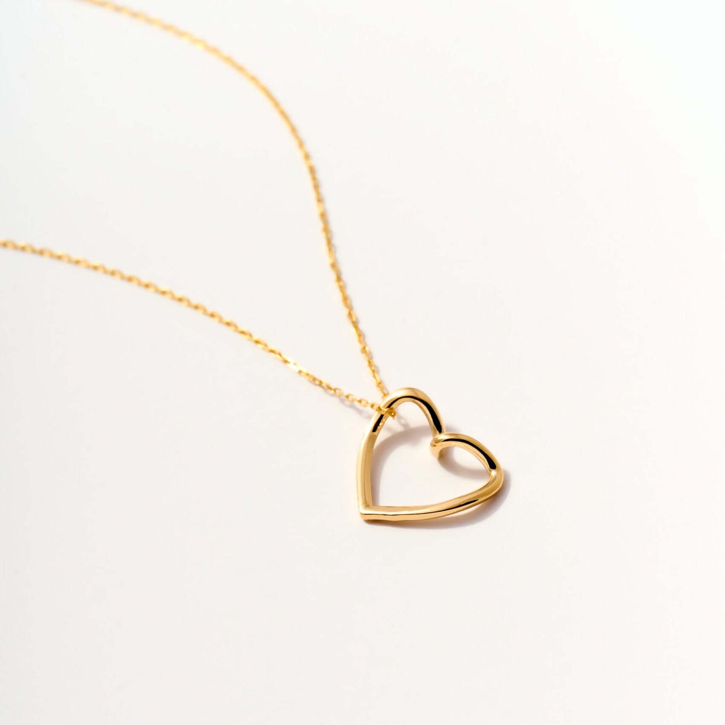 Collier Coeur Ouvert en or massif 585