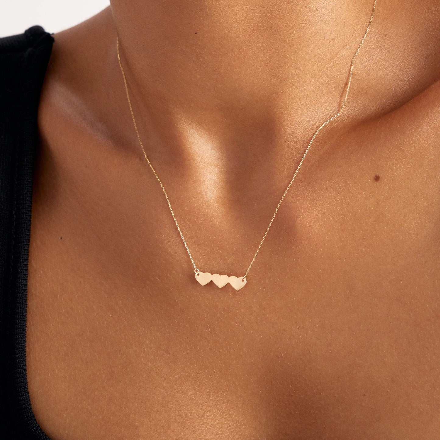 Herzschlossschlüssel Y -Necklace - Gelin Diamond