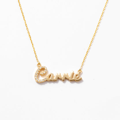 Diamant Carrie Namenskette