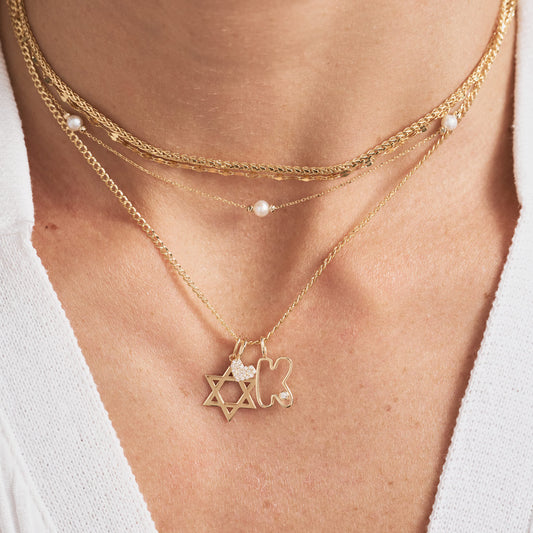 Diamant Buchstabe A Charm