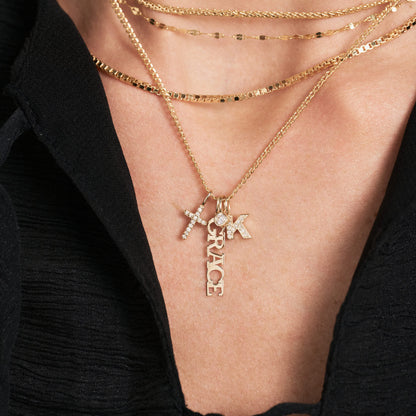 Diamantkreuz Charm