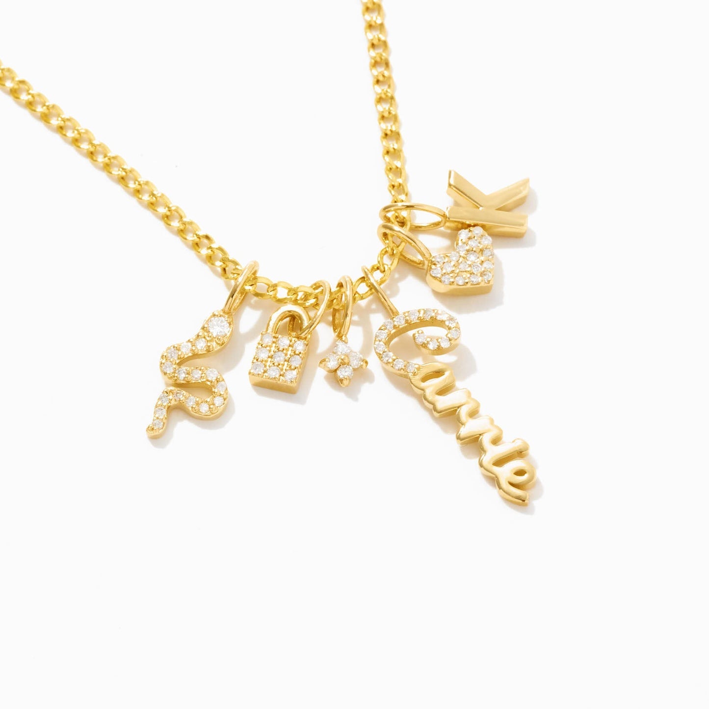 Diamant Herz Charm