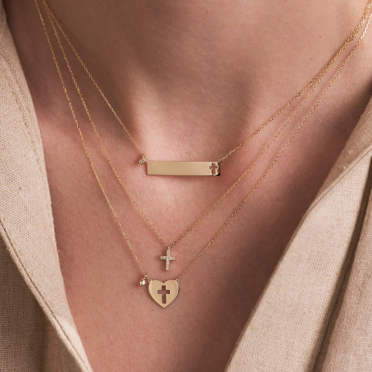 Kleines Diamantkreuz