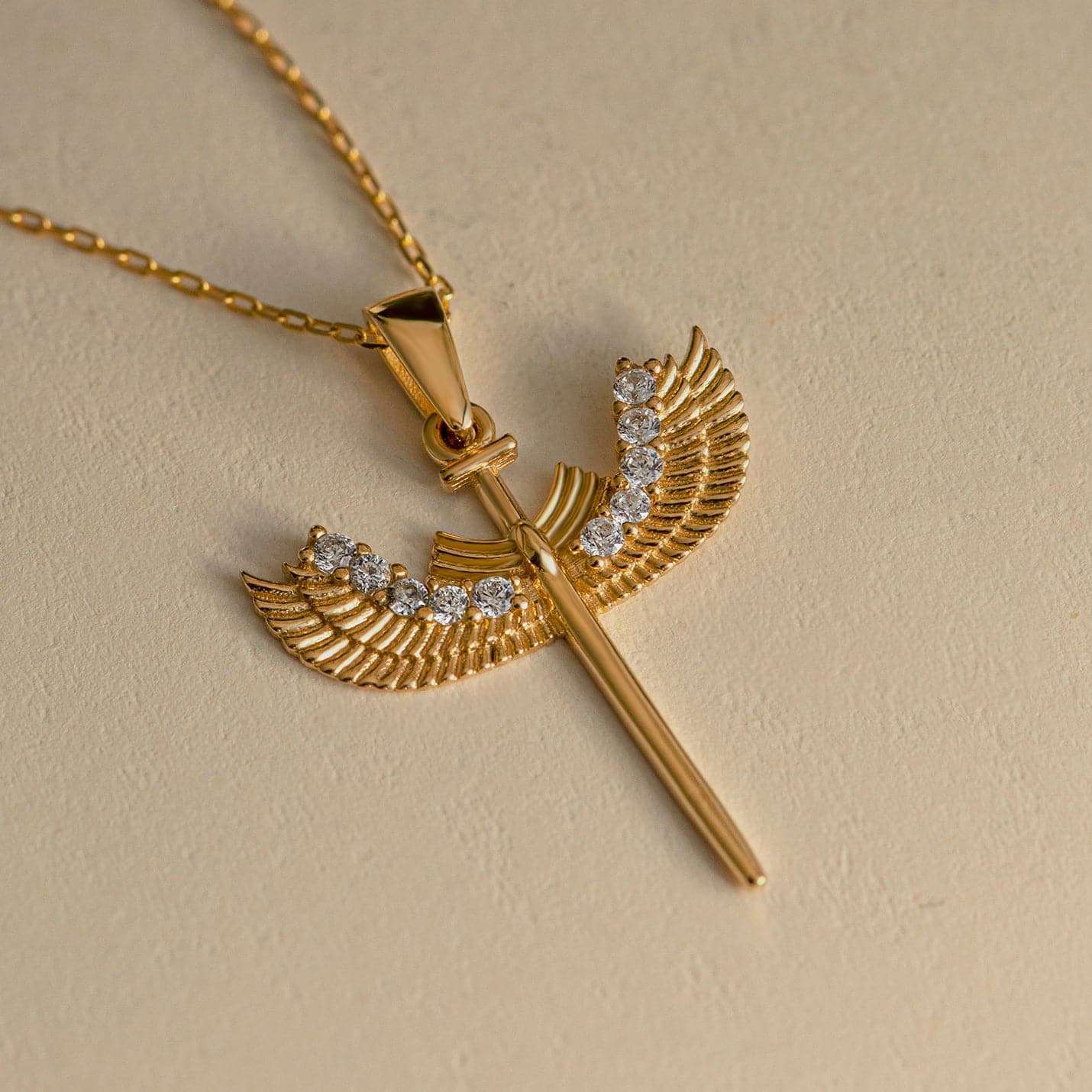 Collier Archange en or massif 585