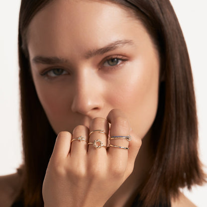 Diamant Offener Bypass Ring