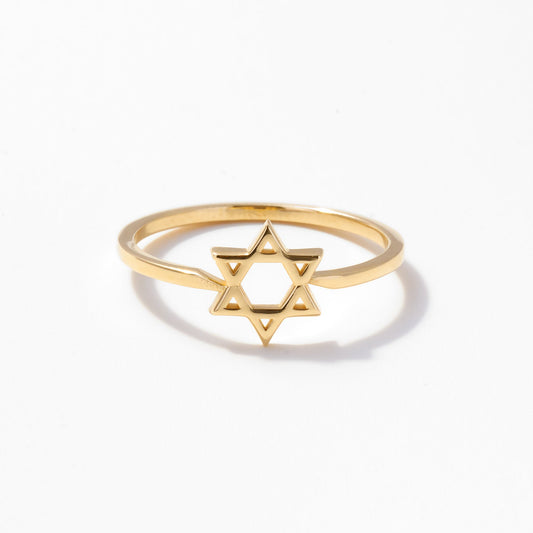 Davidstern Ring