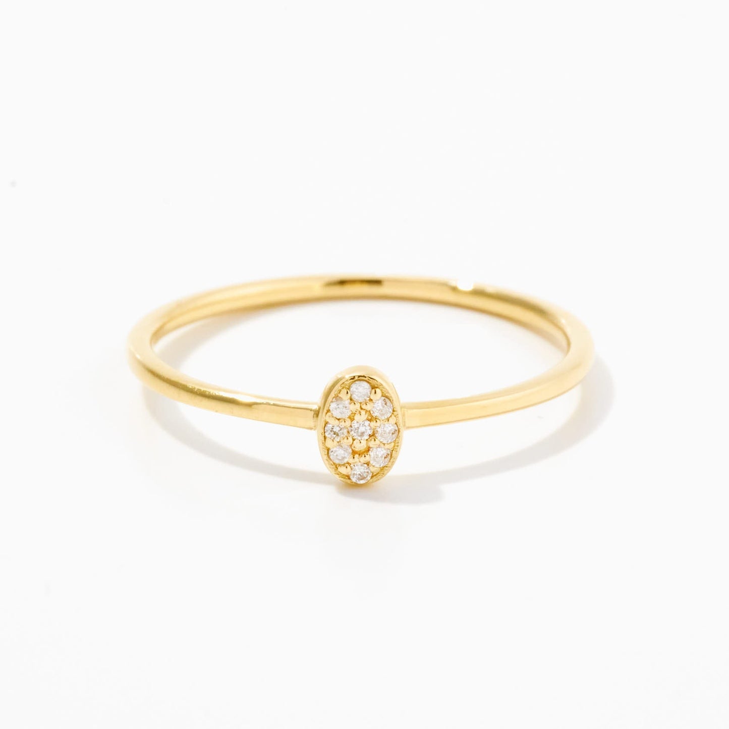 Diamant Buchstabenring
